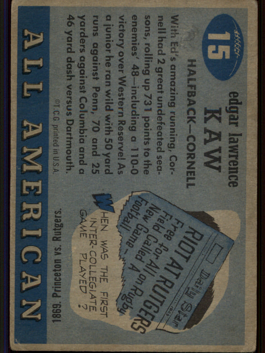 Tarjetas de fútbol americano Topps 1955 - Imagen 19 de 173