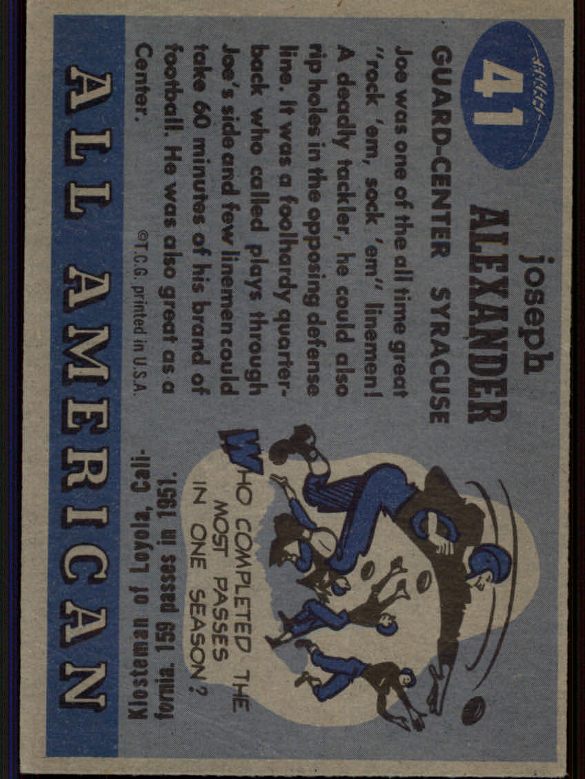 Tarjetas de fútbol americano Topps 1955 - Imagen 43 de 173