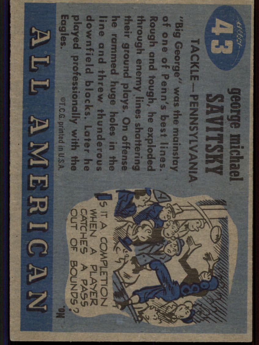 Tarjetas de fútbol americano Topps 1955 - Imagen 47 de 173