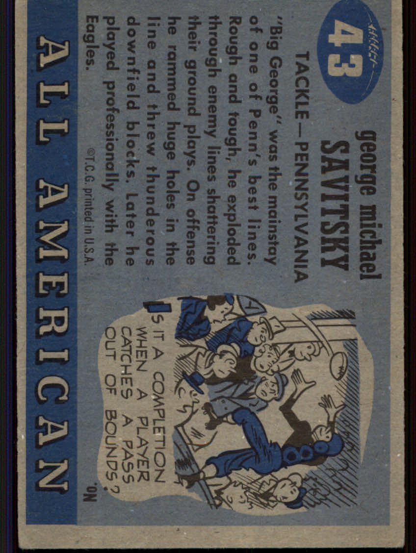 Tarjetas de fútbol americano Topps 1955 - Imagen 51 de 173