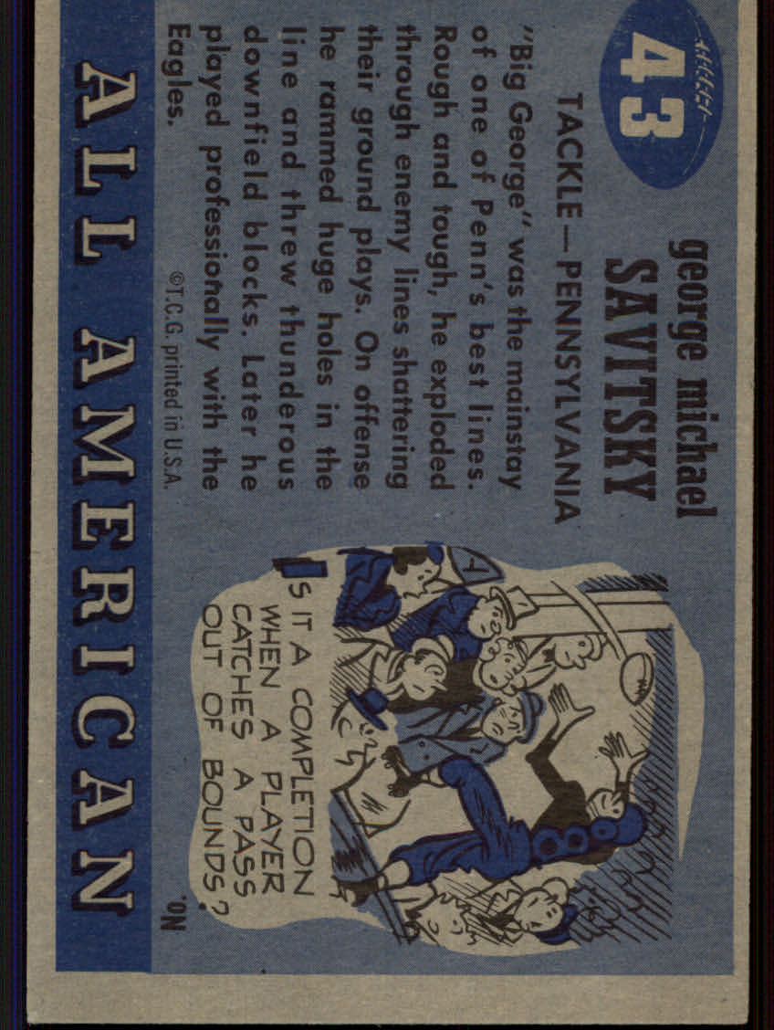 Tarjetas de fútbol americano Topps 1955 - Imagen 49 de 173