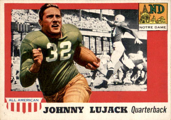 1955 Topps All American #52 Johnny Lujack