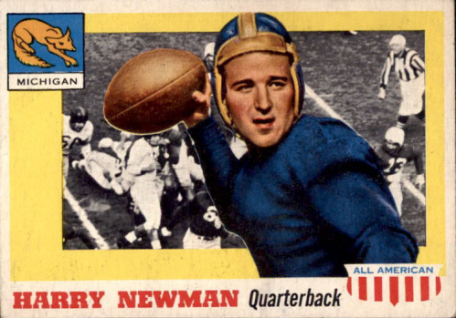 1955 Topps All American #62 Harry Newman RC
