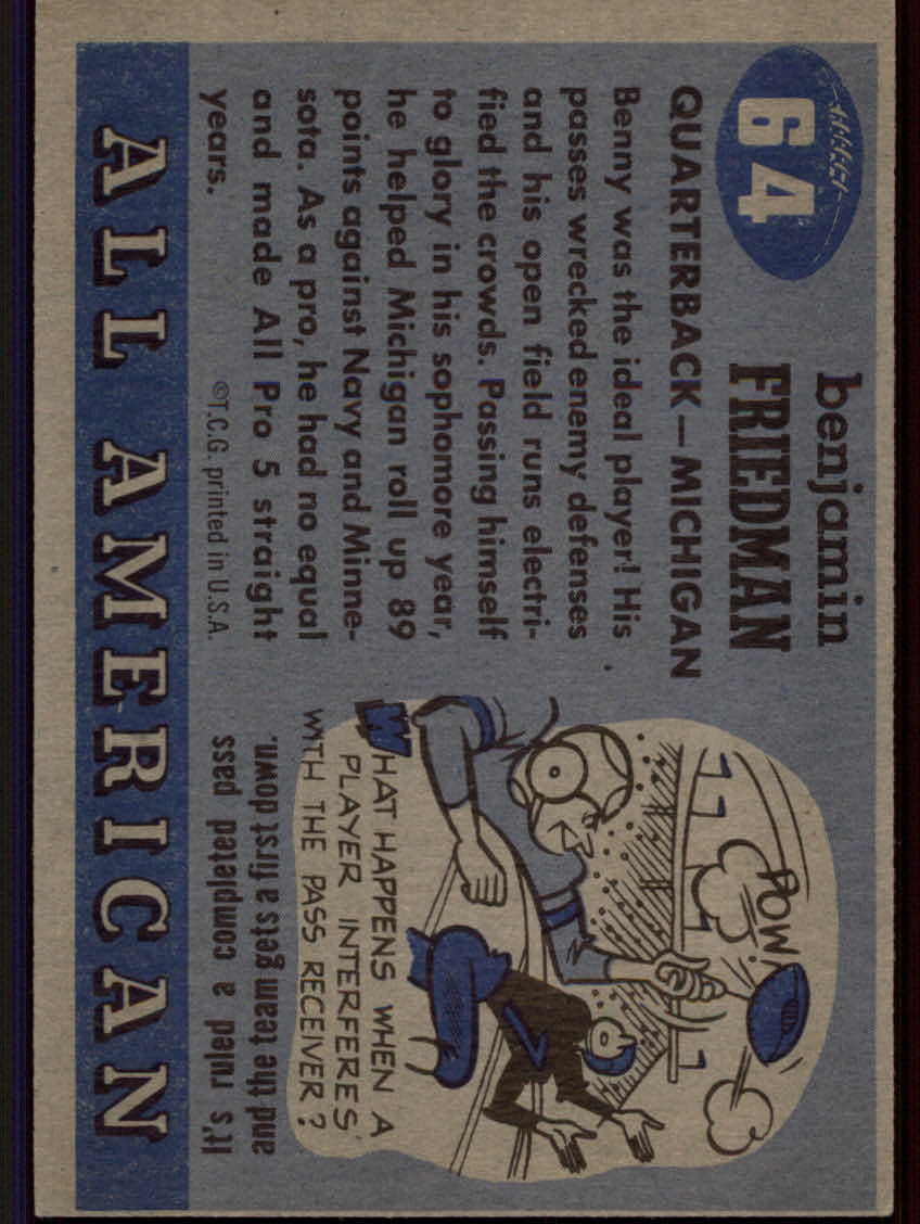 Tarjetas de fútbol americano Topps 1955 - Imagen 93 de 173
