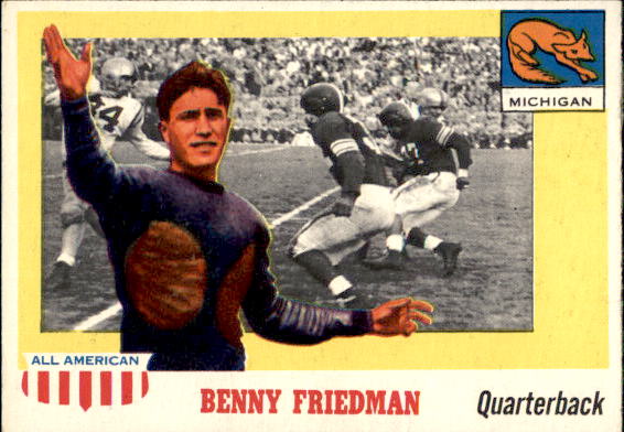 1955 Topps All American #64 Benny Friedman RC