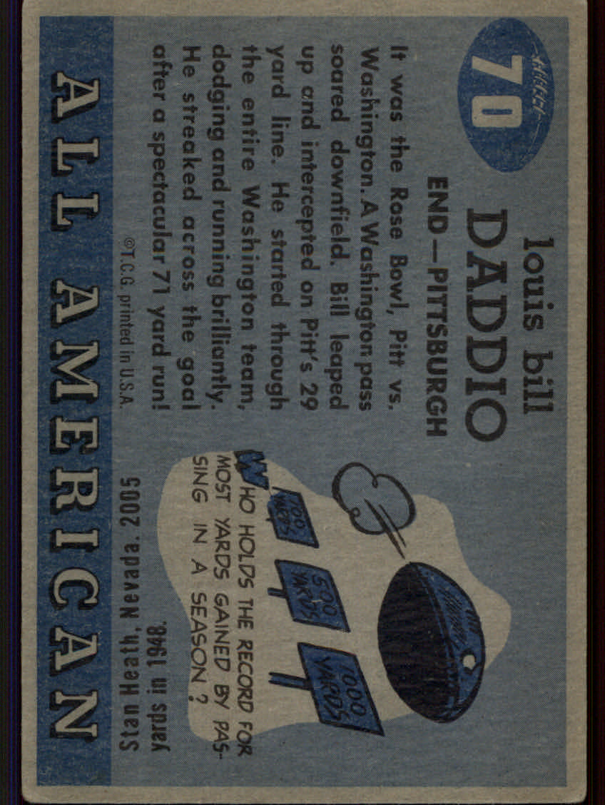Tarjetas de fútbol americano Topps 1955 - Imagen 101 de 173