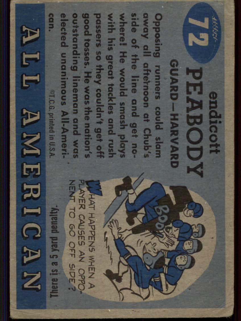Tarjetas de fútbol americano Topps 1955 - Imagen 111 de 173