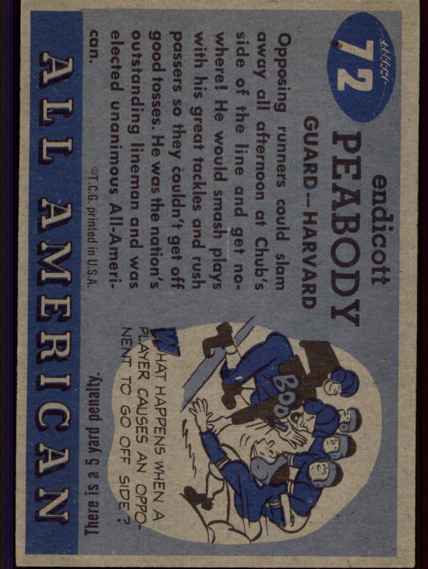 Tarjetas de fútbol americano Topps 1955 - Imagen 109 de 173
