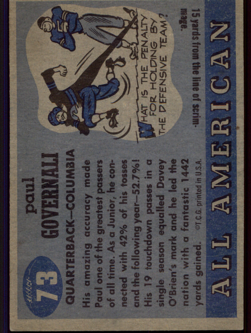 Tarjetas de fútbol americano Topps 1955 - Imagen 115 de 173