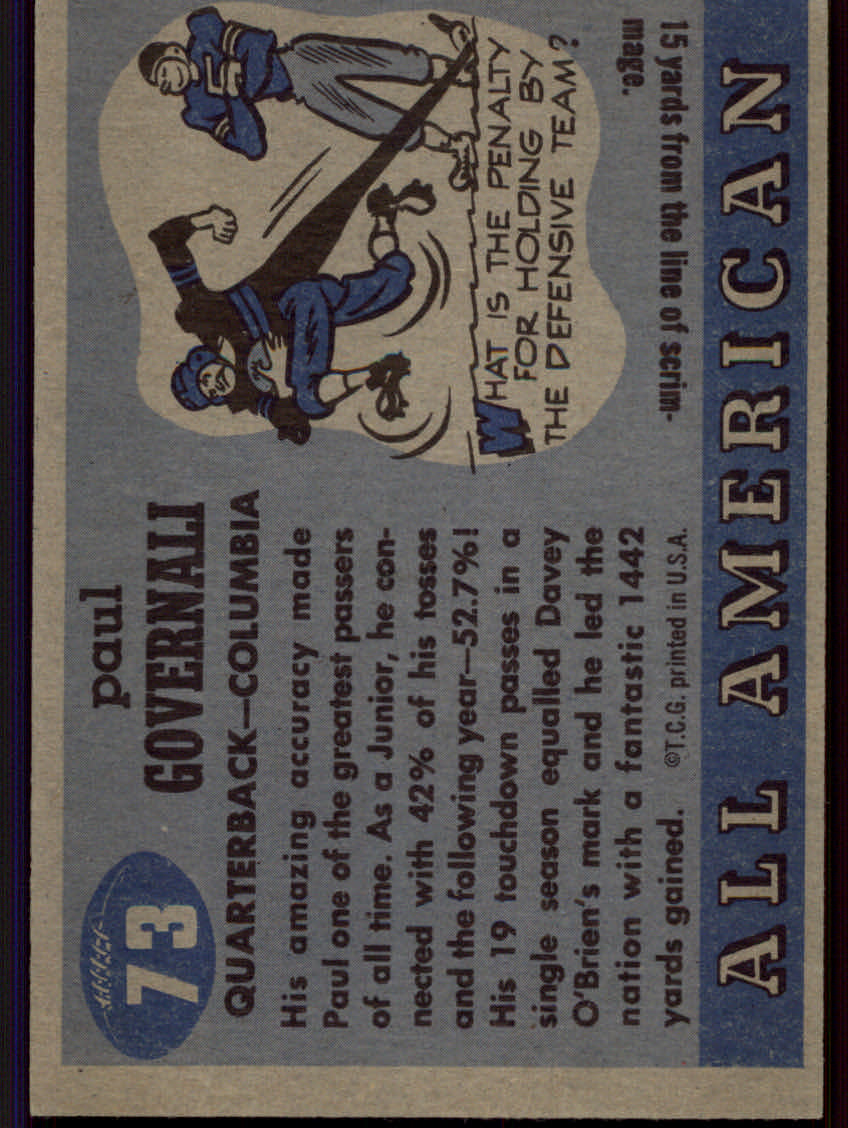 Tarjetas de fútbol americano Topps 1955 - Imagen 117 de 173