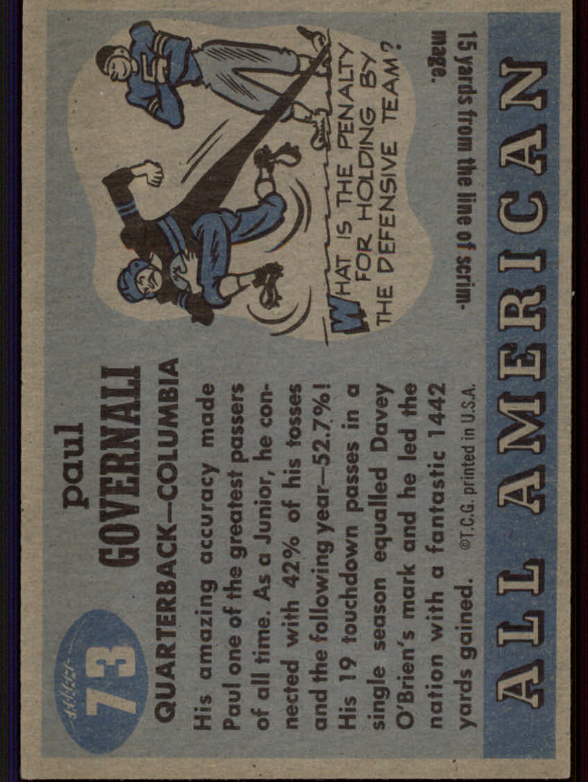 Tarjetas de fútbol americano Topps 1955 - Imagen 119 de 173