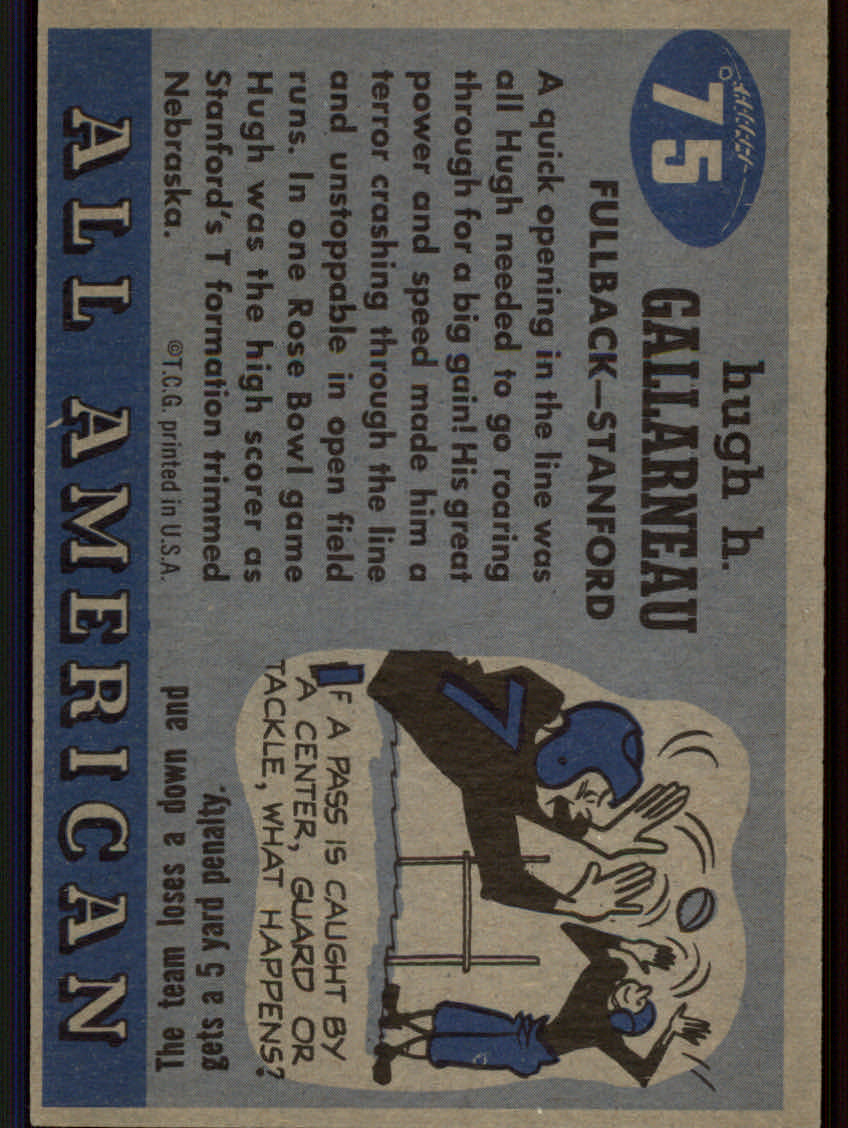 Tarjetas de fútbol americano Topps 1955 - Imagen 127 de 173
