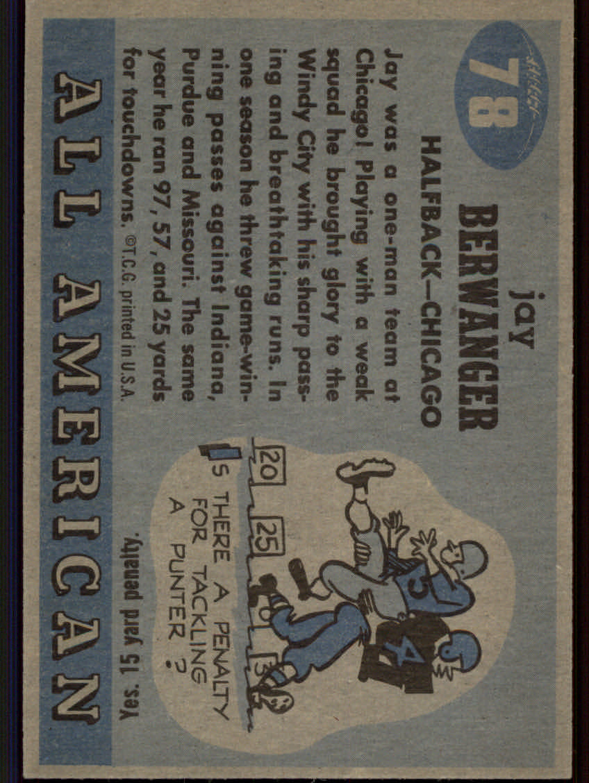Tarjetas de fútbol americano Topps 1955 - Imagen 135 de 173