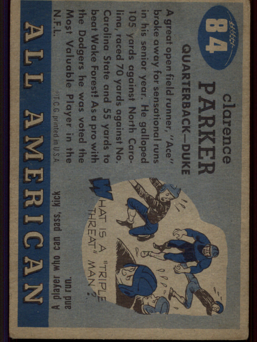Tarjetas de fútbol americano Topps 1955 - Imagen 151 de 173