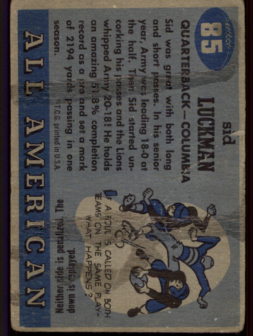 Tarjetas de fútbol americano Topps 1955 - Imagen 153 de 173