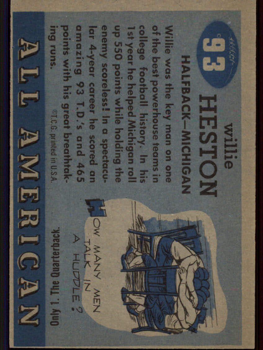 Tarjetas de fútbol americano Topps 1955 - Imagen 169 de 173