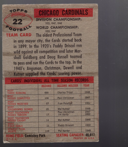 B4385- 1956 Topps Fußball Karten Ca. Grad -du Pick- 15 + Gratis US Schiff - Bild 9 von 67