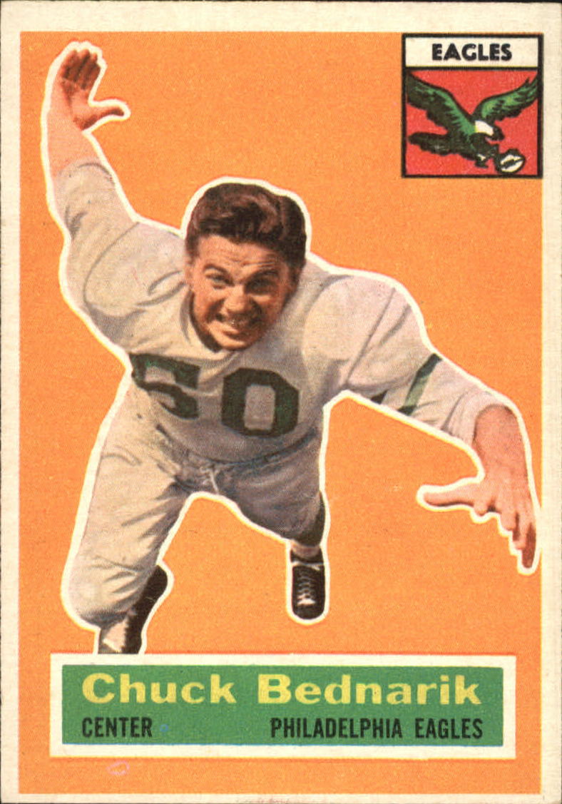 1956 Topps #28 Chuck Bednarik