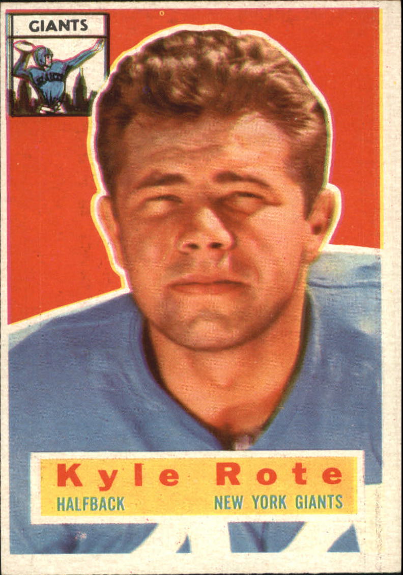 1956 Topps #29 Kyle Rote