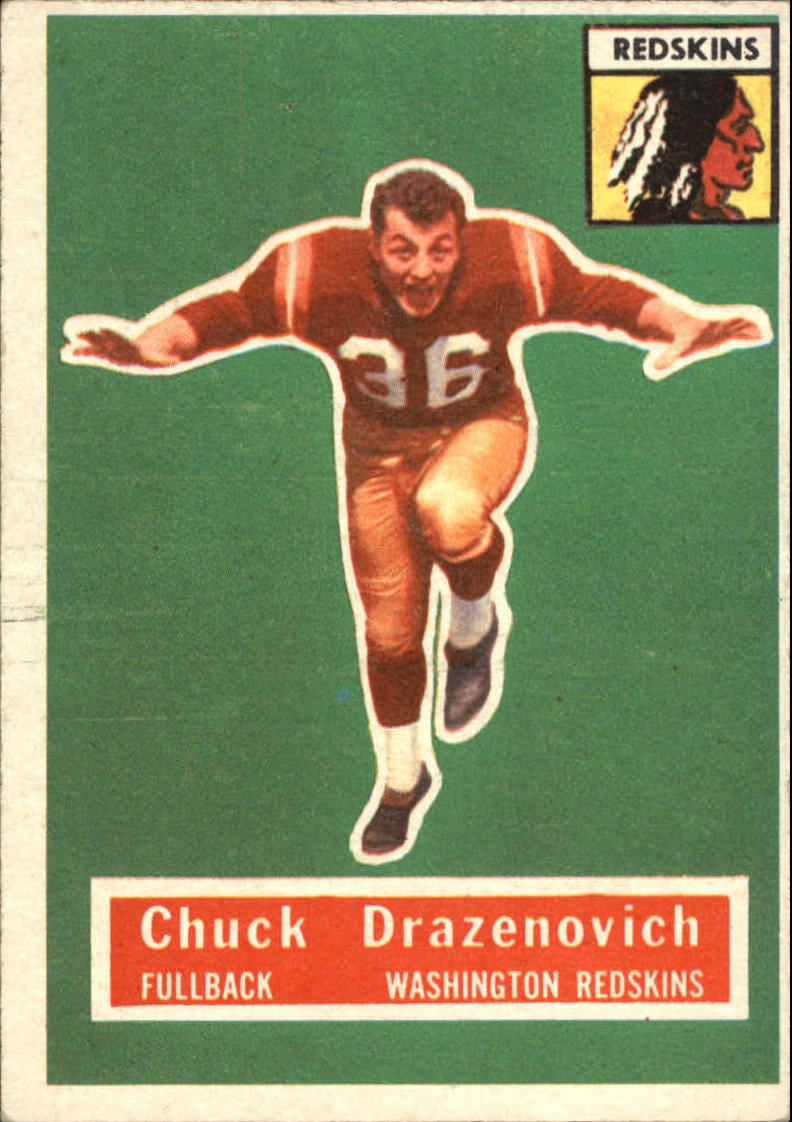 1956 Topps #37 Chuck Drazenovich SP