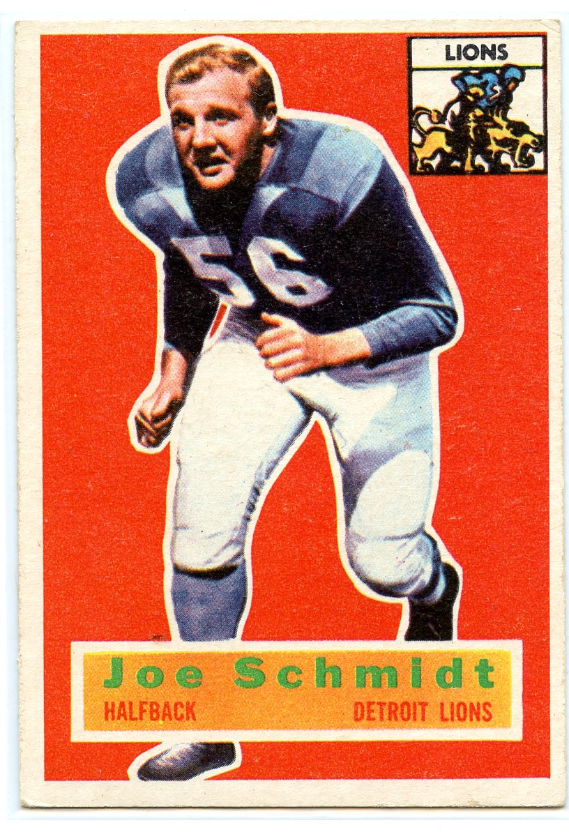 1956 Topps #44 Joe Schmidt RC