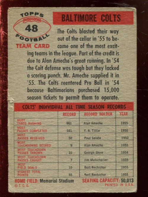 B4385- 1956 Topps Fußball Karten Ca. Grad -du Pick- 15 + Gratis US Schiff - Bild 19 von 67