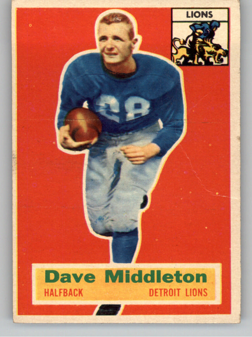1956 Topps #68 Dave Middleton RC