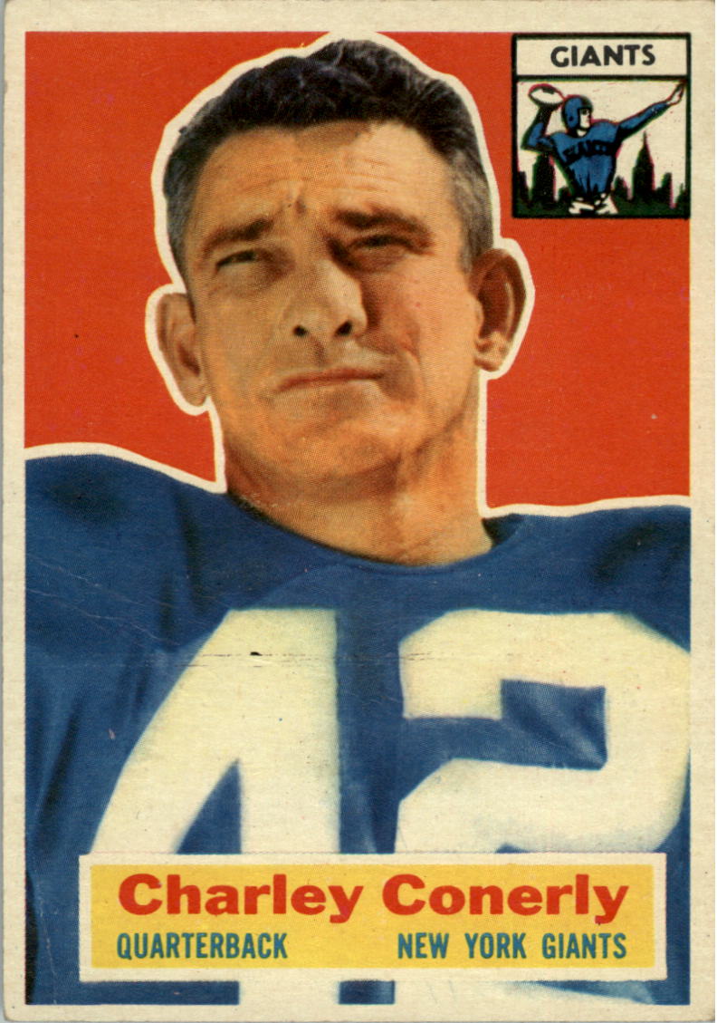 1956 Topps #77 Charley Conerly - GOOD