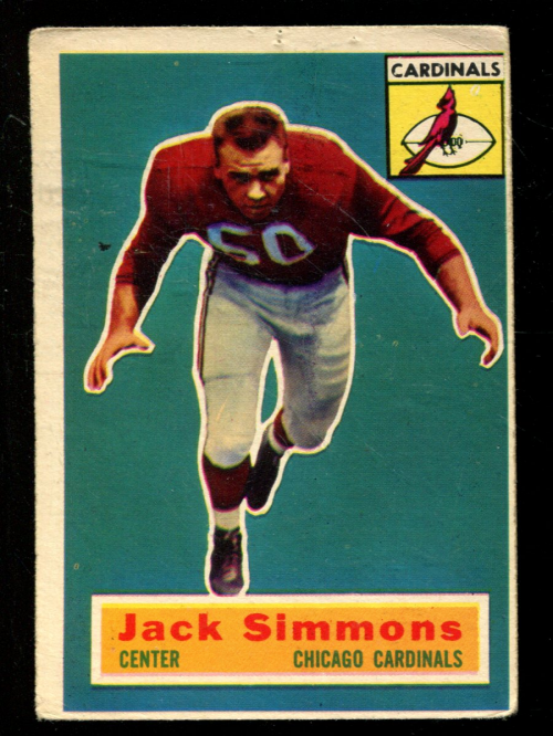 1956 Topps #82 Jack Simmons SP