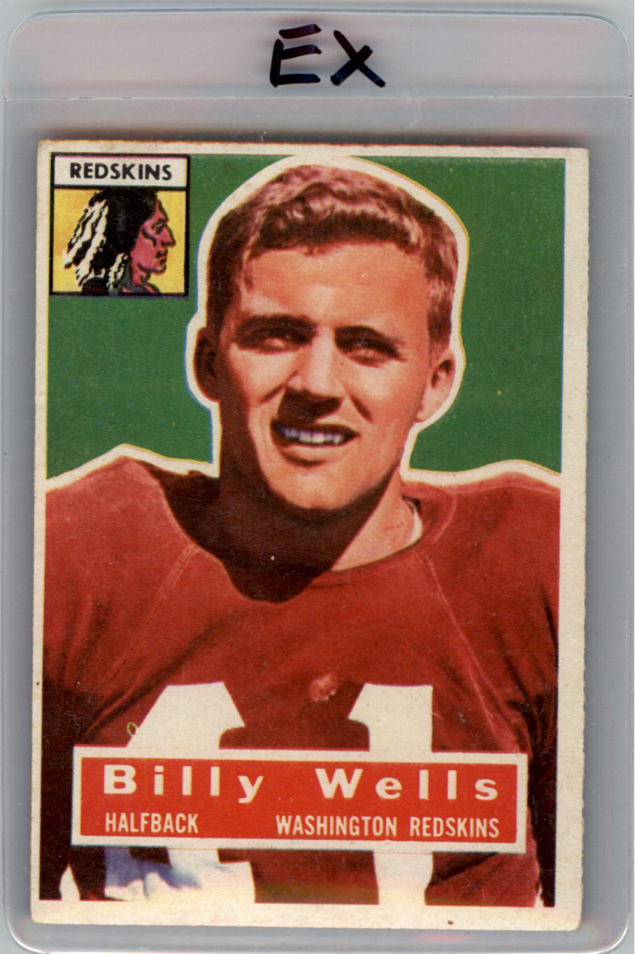 1956 Topps #97 Billy Wells SP RC