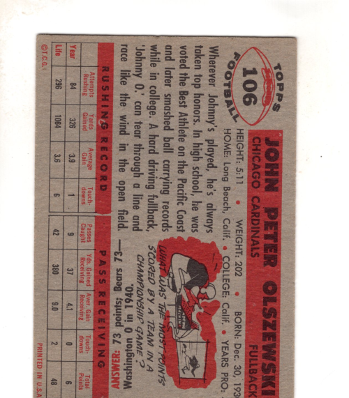 B4385- 1956 Topps Fußball Karten Ca. Grad -du Pick- 15 + Gratis US Schiff - Bild 57 von 67