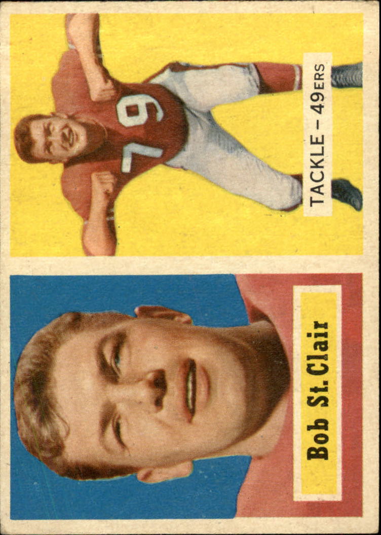1957 Topps #18 Bob St. Clair