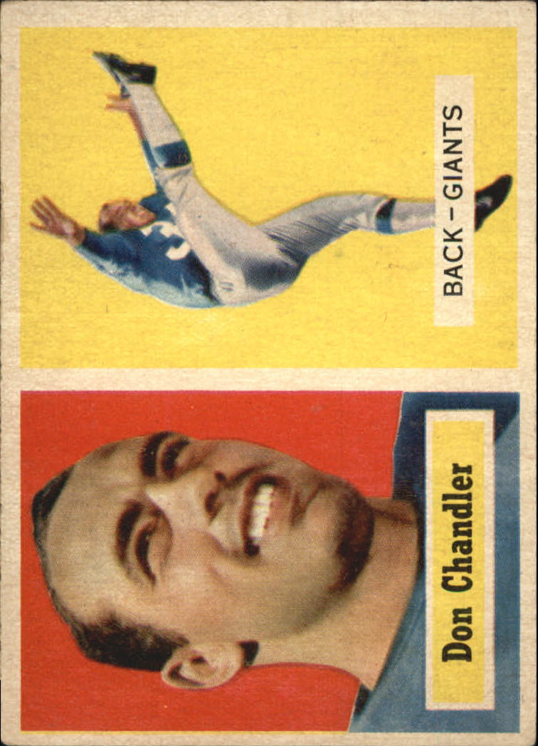 1957 Topps #23 Don Chandler RC
