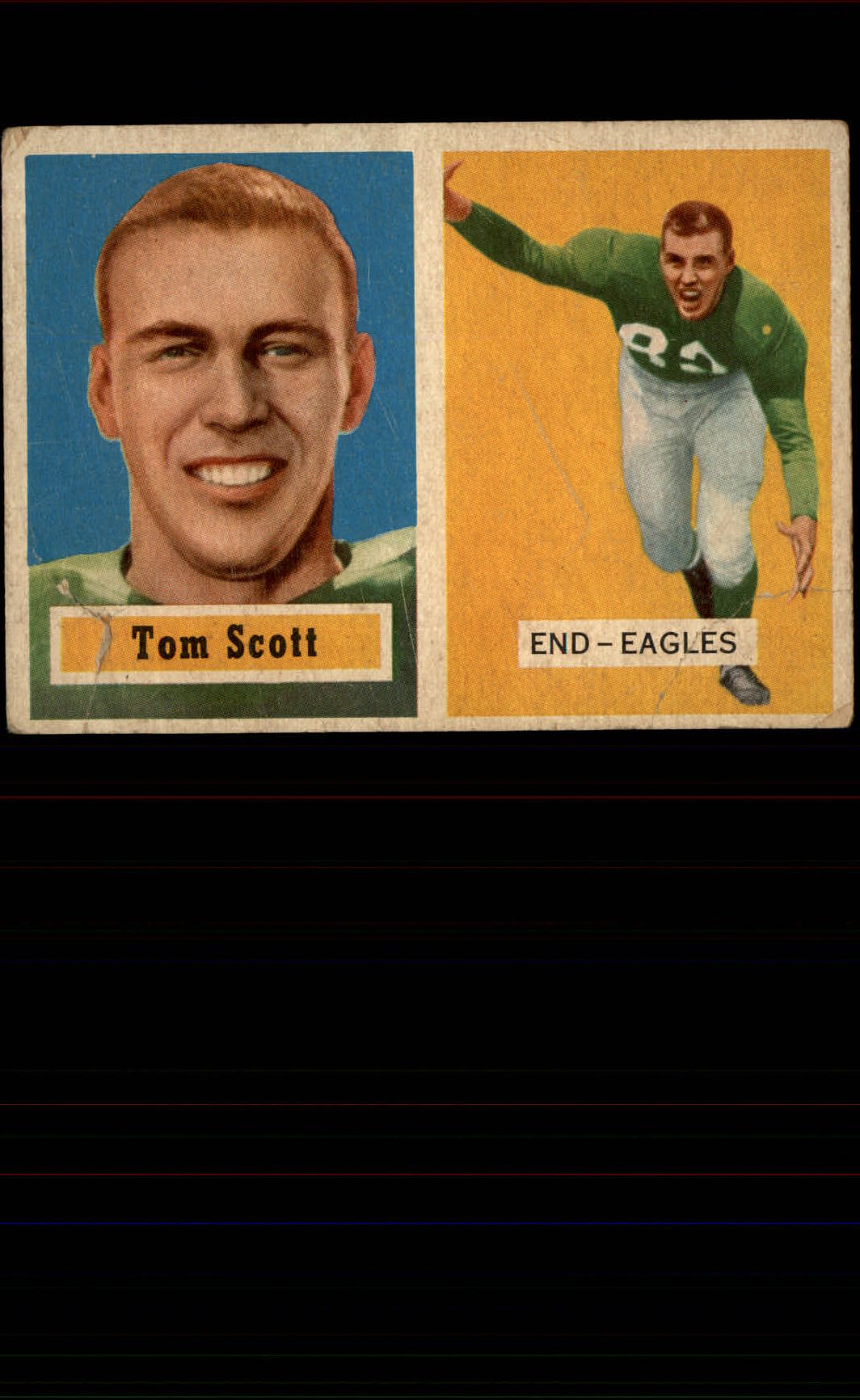 1957 Topps #25 Tom Scott