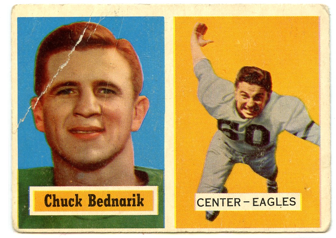 1957 Topps #49 Chuck Bednarik