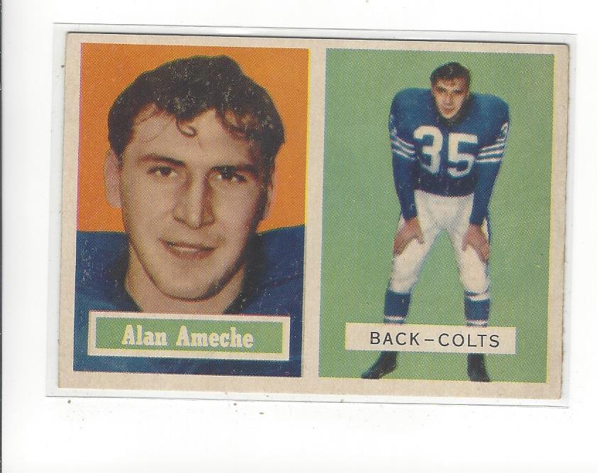 1957 Topps #53 Alan Ameche