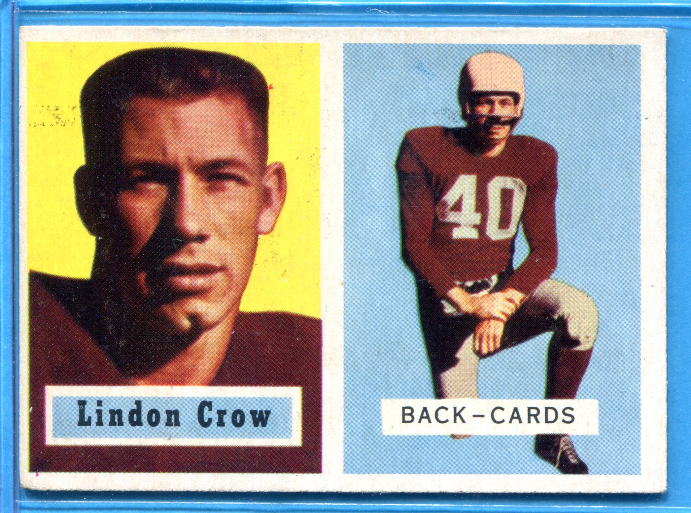 1957 Topps #91 Lindon Crow DP