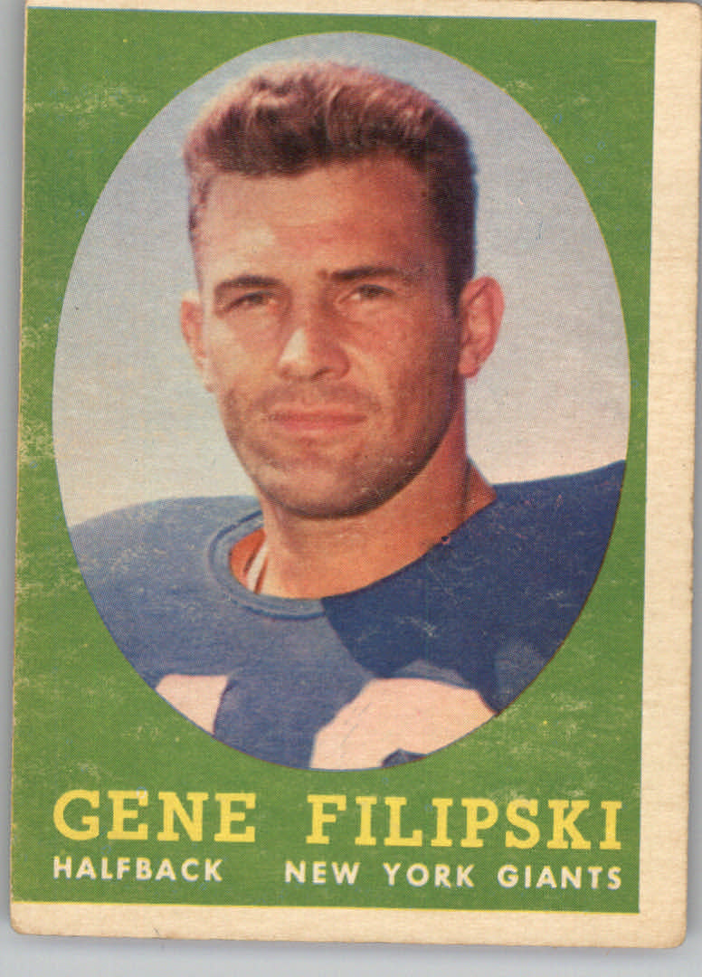 1958 Topps #1 Gene Filipski RC