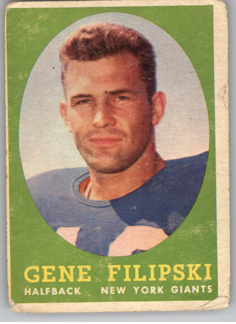 1958 Topps #1 Gene Filipski RC