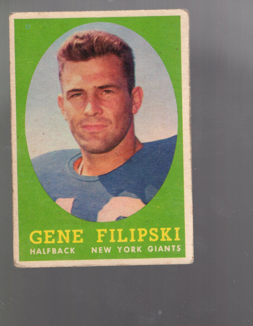 A0233 - 1958 Topps Fußballkarte #S 1-132 + Rookies - Sie wählen aus - 15+ KOSTENLOSER US-VERSAND - Bild 4 von 66