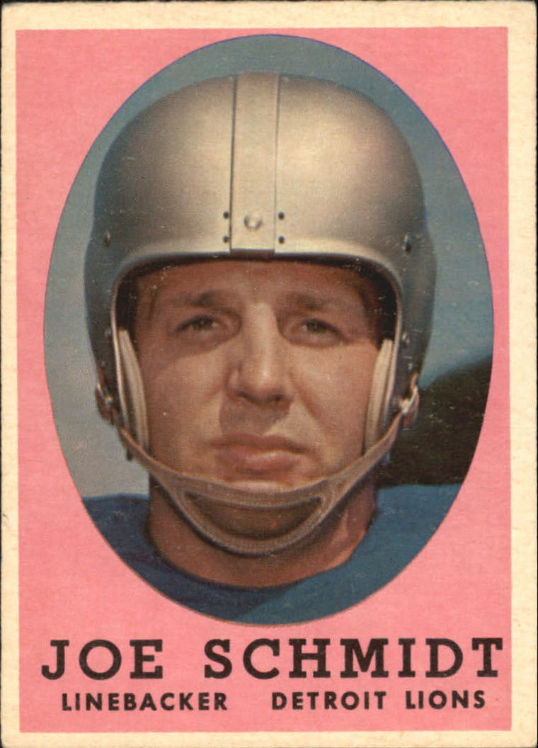 1958 Topps #3 Joe Schmidt