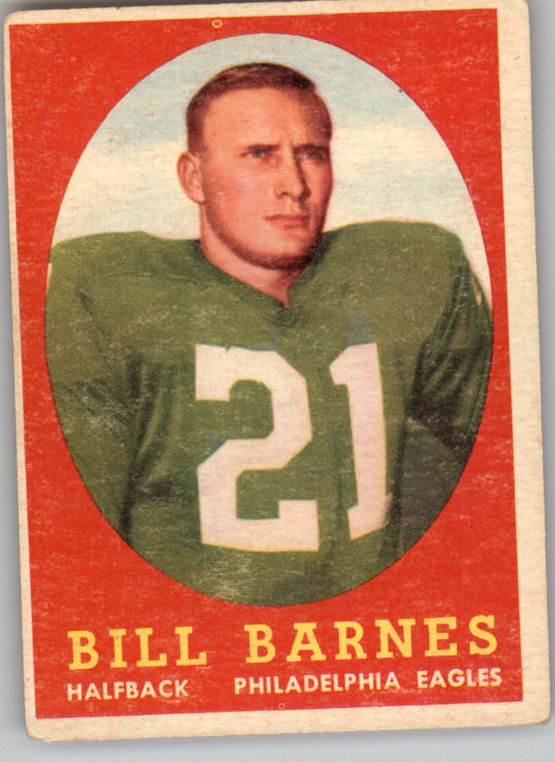 1958 Topps #4 Bill Barnes RC