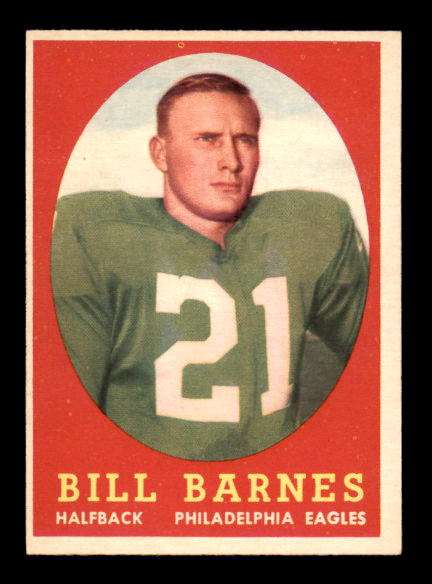 1958 Topps #4 Bill Barnes RC