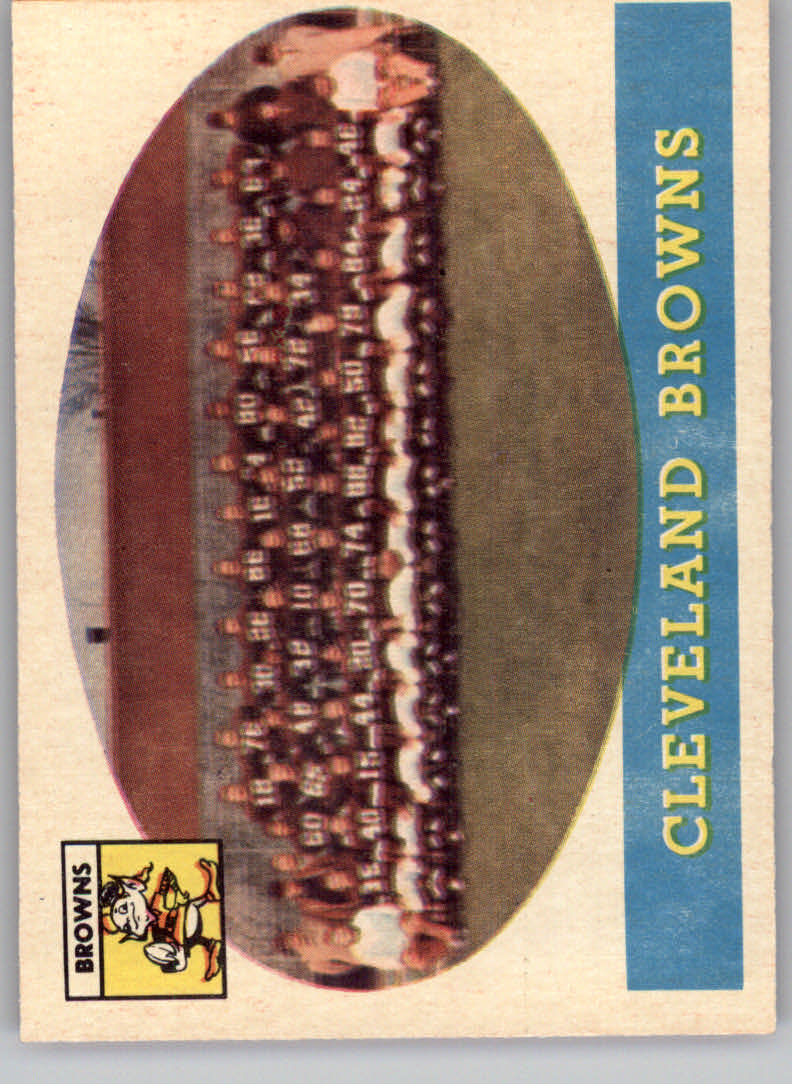 1958 Topps #9 Cleveland Browns