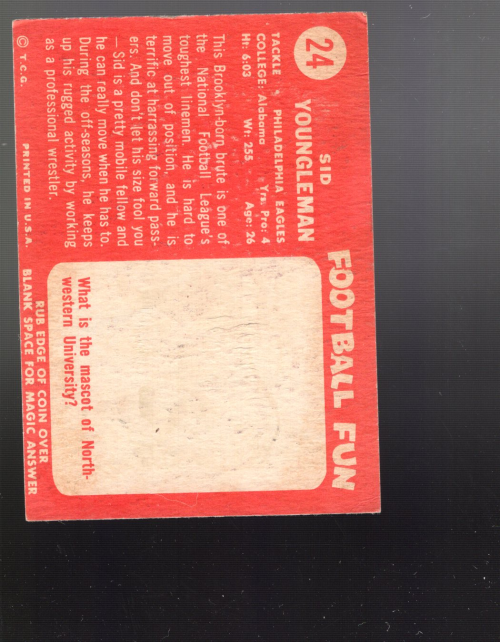 A0233 - 1958 Topps Fußballkarte #S 1-132 + Rookies - Sie wählen aus - 15+ KOSTENLOSER US-VERSAND - Bild 13 von 66