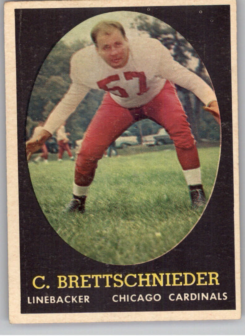 1958 Topps #28 Carl Brettschneider RC