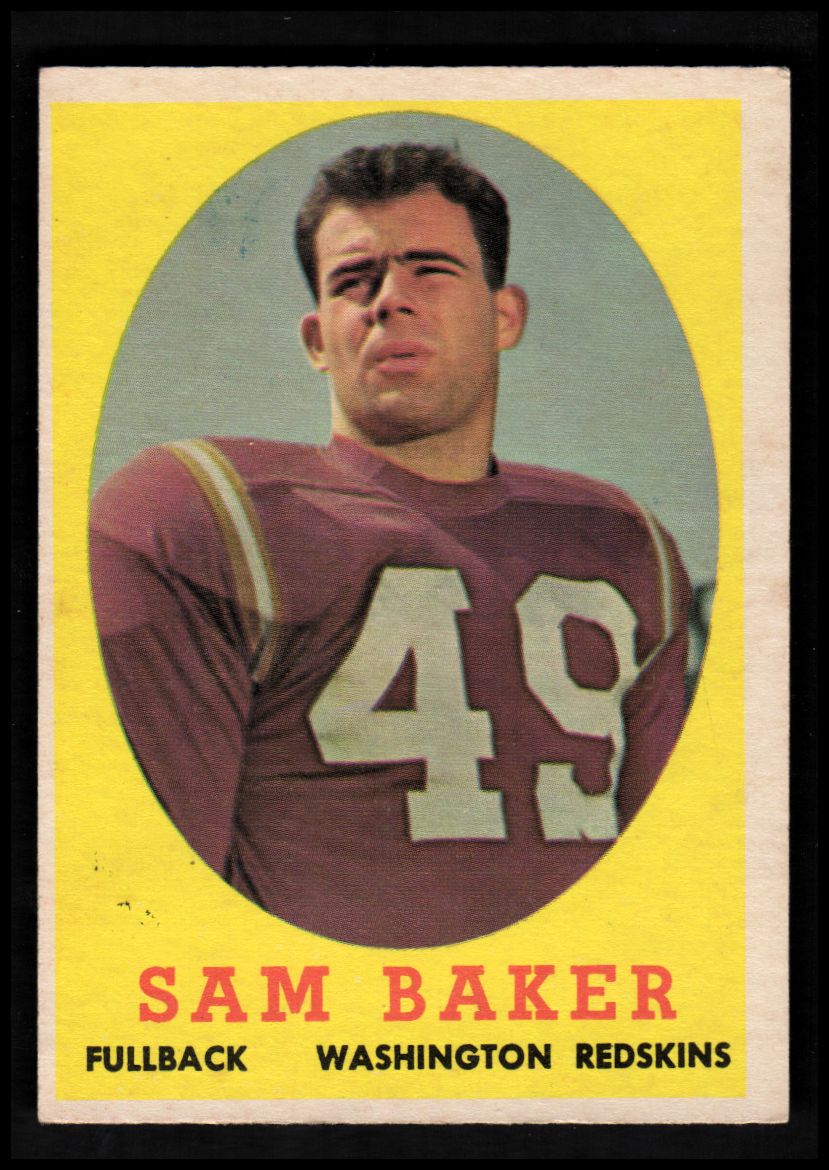 1958 Topps #34 Sam Baker