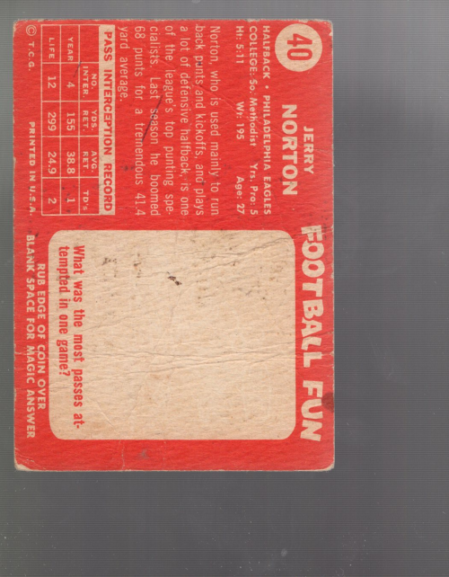 A0233 - 1958 Topps Fußballkarte #S 1-132 + Rookies - Sie wählen aus - 15+ KOSTENLOSER US-VERSAND - Bild 27 von 66