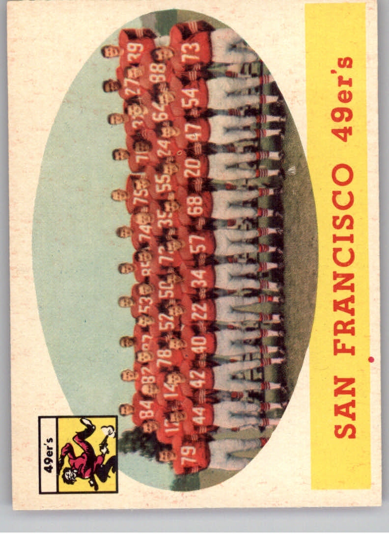 1958 Topps #41 San Francisco 49ers