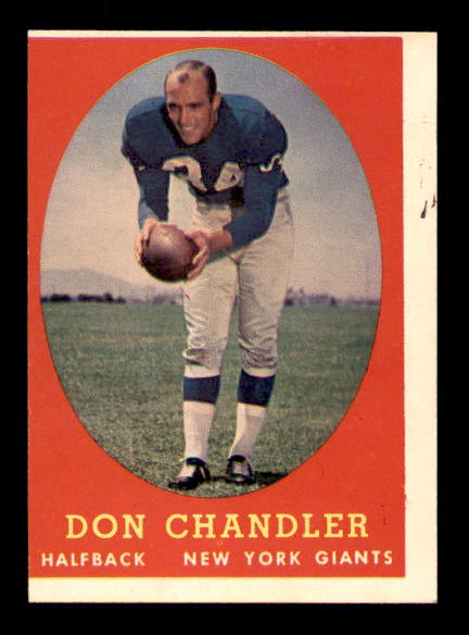 1958 Topps #54 Don Chandler